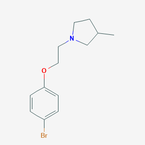 1-[2-(4-bromophenoxy)ethyl]-3-methylpyrrolidine图片