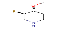 (3R,4R)-3-fluoro-4-methoxypiperidine图片