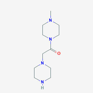 1-Methyl-4-(piperazin-1-ylacetyl)piperazine图片
