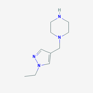 1-(1-Ethyl-1H-pyrazol-4-ylmethyl)-piperazine图片