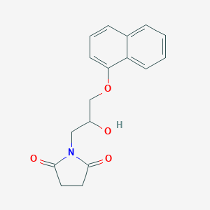 1-[2-Hydroxy-3-(1-naphthalenyloxy)propyl]-2,5-pyrrolidinedione图片