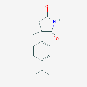 3-Methyl-3-[4-(propan-2-yl)phenyl]pyrrolidine-2,5-dione图片