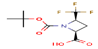 (2S,4R)-1-tert-butoxycarbonyl-4-(trifluoromethyl)azetidine-2-carboxylicacid图片