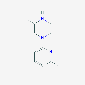 3-methyl-1-(6-methylpyridin-2-yl)piperazine图片