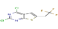 2,4-dichloro-6-(2,2,2-trifluoroethyl)thieno[2,3-d]pyrimidine图片