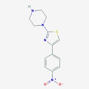 1-[4-(4-nitrophenyl)-1,3-thiazol-2-yl]piperazine图片