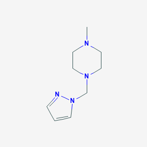 1-Methyl-4-(1H-pyrazol-1-ylmethyl)piperazine图片