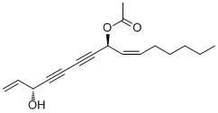 8-Acetoxypentadeca-1,9Z-diene-4,6-diyn-3-ol图片