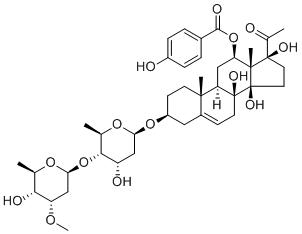 Qingyangshengenin 3-O-β-D-cymaropyranosyl-(1→4)-β-D-digitoxopyranoside图片