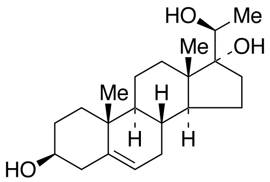 Pregn-5-ene-3β,17α,20S-triol图片
