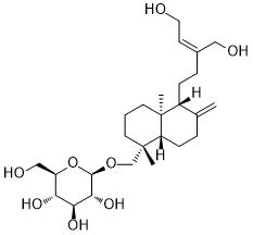 ent-Labda-8(17),13Z-diene-15,16,19-triol 19-O-glucoside图片