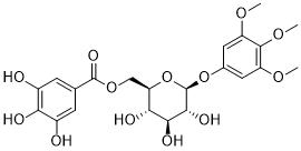 3,4,5-Trimethoxyphenyl-(6'-O-galloyl)-O-β-D-glucopyranoside图片
