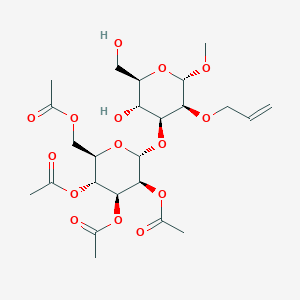 Methyl 2-O-Allyl-3-O-(2',3',4',6'-tetra-O-acetyl-α-D-mannopyranosyl)-α-D-mannopyranoside图片