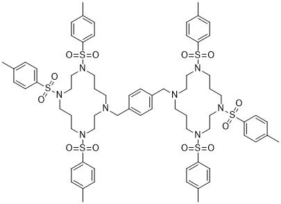 1,1'-[1,4-Phenylenebis(methylene)]bis[4,8,11-tris[(4-methylphenyl)sulfonyl]-1,4,8,11-tetraazacyclotetradecane图片