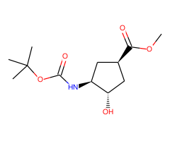methyl (1R,3S,4S)-3-{[(tert-butoxy)carbonyl]amino}-4-hydroxycyclopentane-1-carboxylate