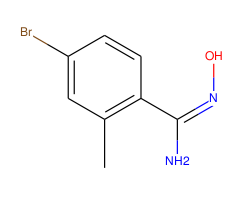4-Bromo-N-hydroxy-2-methyl-benzamidine