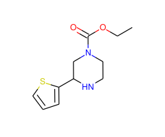 ethyl 3-(thiophen-2-yl)piperazine-1-carboxylate