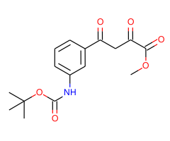 methyl 4-(3-{[(tert-butoxy)carbonyl]amino}phenyl)-2,4-dioxobutanoate