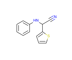 2-(phenylamino)-2-(thiophen-2-yl)acetonitrile