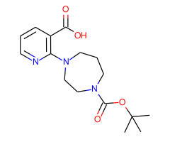 2-{4-[(tert-butoxy)carbonyl]-1,4-diazepan-1-yl}pyridine-3-carboxylic acid