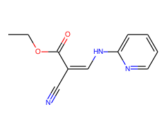 ethyl (2Z)-2-cyano-3-[(pyridin-2-yl)amino]prop-2-enoate