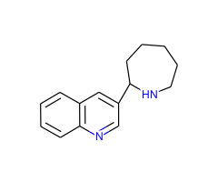3-(azepan-2-yl)quinoline; acetic acid