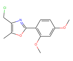 4-Chloromethyl-2-(2,4-dimethoxy-phenyl)-5-methyl-oxazole