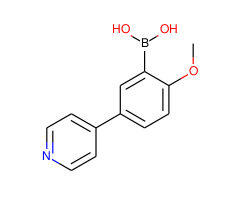 (2-Methoxy-5-(pyridin-4-yl)phenyl)boronic acid