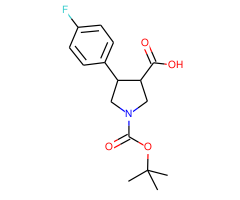 TRANS-1-(TERT-BUTOXYCARBONYL)-4-(4-FLUOROPHENYL)PYRROLIDINE-3-CARBOXYLIC ACID