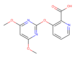 3-[(4,6-Dimethoxypyrimidin-2-yl)oxy]pyridine-2-carboxylic acid monohydrate