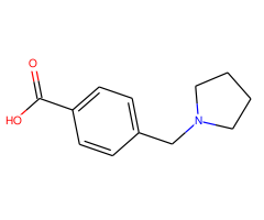 4-(1-pyrrolidinylmethyl)benzoic acid