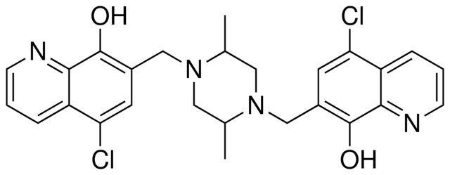 5-chloro-7-({4-[(5-chloro-8-hydroxy-7-quinolinyl)methyl]-2,5-dimethyl-1-piperazinyl}methyl)-8-quinolinol