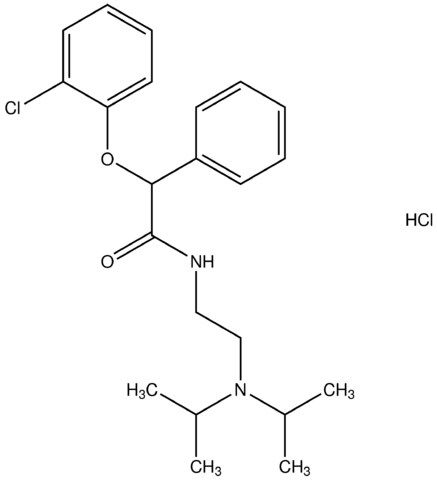 2-(2-chlorophenoxy)-N-[2-(diisopropylamino)ethyl]-2-phenylacetamide hydrochloride