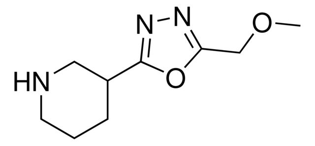 2-(Methoxymethyl)-5-(piperidin-3-yl)-1,3,4-oxadiazole