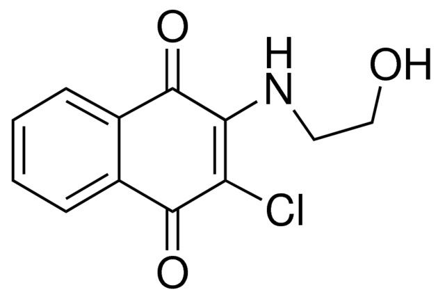 2-chloro-3-[(2-hydroxyethyl)amino]naphthoquinone