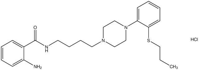 2-amino-N-(4-{4-[2-(propylsulfanyl)phenyl]-1-piperazinyl}butyl)benzamide hydrochloride