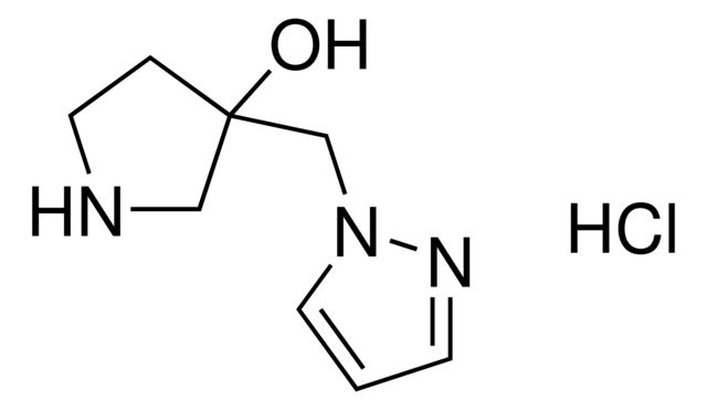 3-(1H-Pyrazol-1-ylmethyl)-3-pyrrolidinol hydrochloride