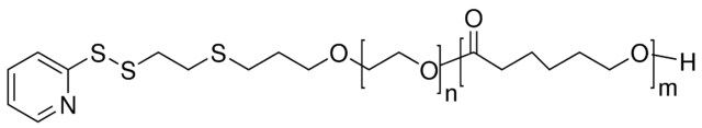Pyridyl disulfide-poly(ethylene glycol)-<i>b</i>-poly(ε-caprolactone)