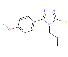 4-allyl-5-(4-methoxyphenyl)-4H-1,2,4-triazole-3-thiol