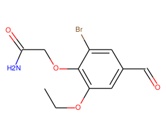2-(2-bromo-6-ethoxy-4-formylphenoxy)acetamide