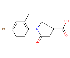 1-(4-bromo-2-methylphenyl)-5-oxopyrrolidine-3-carboxylic acid
