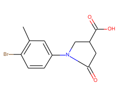 1-(4-bromo-3-methylphenyl)-5-oxopyrrolidine-3-carboxylic acid