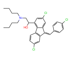 2-(dibutylamino)-1-{2,7-dichloro-9-[(4-chlorophenyl)methylidene]-9H-fluoren-4-yl}ethan-1-ol