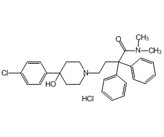4-[4-(4-chlorophenyl)-4-hydroxypiperidin-1-yl]-N,N-dimethyl-2,2-diphenylbutanamide hydrochloride