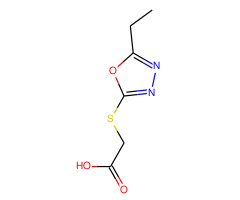 [(5-Ethyl-1,3,4-oxadiazol-2-yl)thio]acetic acid hydrate