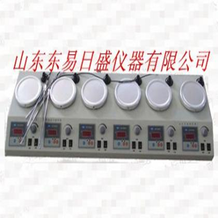 数显恒温多头磁力搅拌器HJ6A图片