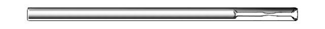 Inlet Liner, Splitless Type, Single Taper Design (unpacked)
