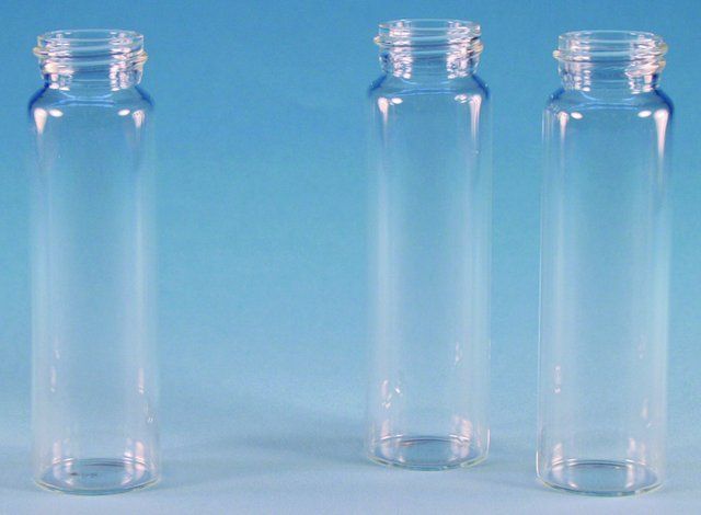 Vials, screw top, clear glass (vial only)