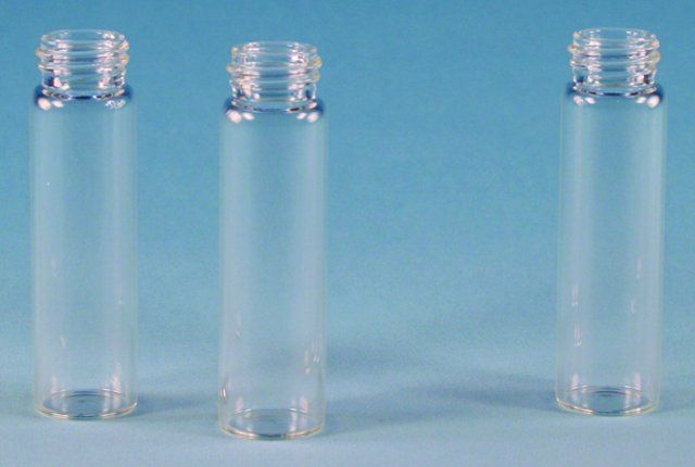Vials, screw top, clear glass (vial only)