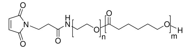 Maleimide-poly(ethylene glycol)-<i>b</i>-poly(ε-caprolactone)